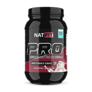 NatFit PRO Whey Protein Birthday Cake